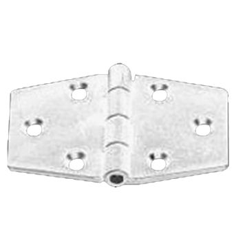 Nuova Rade 43652 - Polyamide Plastic Hinge, Hexagonal White, 95x60mm, 270°