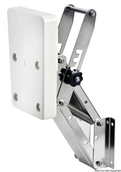 Osculati 47.376.13 - Auxiliary Outboard Engine Bracket for Stern Mounting, Reduced Fit Model 15 HP 40 Kg