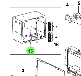 Bukh 00111-5S120 - M5 Lock Nut for S270J ECU and Case