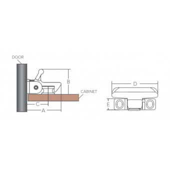 Stainless Steel Paddle Latch