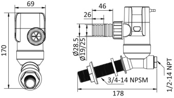 Osculati 16.161.04 - Europump Next Generation Aerator Pump 24V Vertical