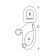 Ronstan RF6110 Swiveling Small Bail Snap Shackle 69mm