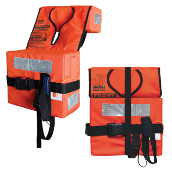 Lalizas 72214 - Foam Folding Lifejacket Compact, SOLAS/MED-MER, Orange, 43-140kg