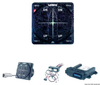 Osculati 51.265.12 - LENCO Control Device For Double Cylinder B