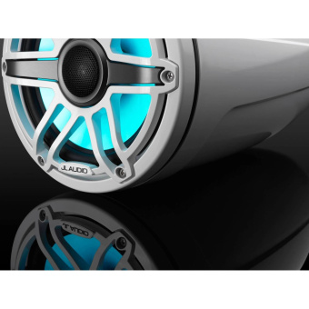 JL Audio 010-03278-00 - M6-770ETXv3 White Marine Speaker With LEDs
