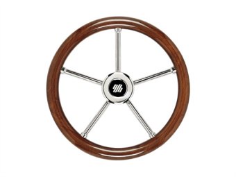 ULTRAFLEX V30 Mahogany Wooden Steering Wheel 350 mm