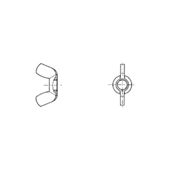 TREM Stainless Steel Wing Nuts M4–M6