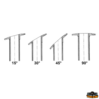 Trem M2690230 - Recessed Mount Fishing Rod Holder 90°