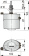 Vetus ORW12SET Wiper Motor Set, Incl. Wiper Motor, Arm And Blade, 12 Volt