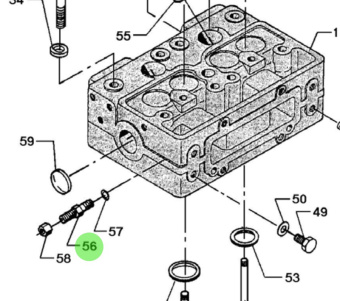 Bukh 531Z0052 - Banjo Bolt for DV24RME, DV29RME, and DV32 Engines