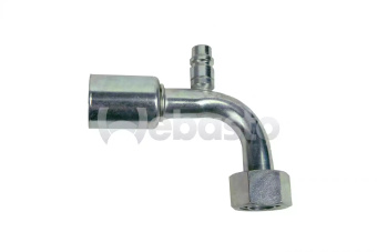 Webasto 6280110FG093A - Crimp Fitting Female 1/2 Inch 90 Degrees O-Ring Valve 7/8 Inch 14unf 2B (Previous: 80110FG093)