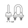 Euromarine A4 Cable Clamp Ø10mm