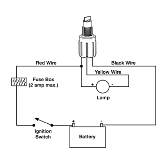 Racor Water In Fuel Sensor Kit, 12/24v