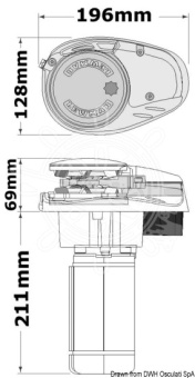 Osculati 02.534.86 - Windlass Gypsy 6 mm for Lewmar V700