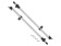 Talamex Telescopic Support Poles For Bimini Top 66-106 cm (2 pcs)