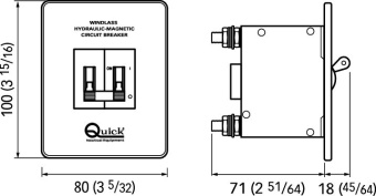 Hydraulic Magnetic Circuit Breaker MOD.10125