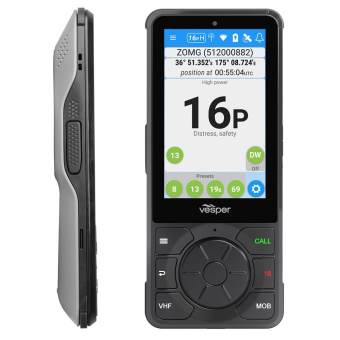 Vesper Marine Cortex-H1P - Portable/Wireless/Rechargeable Handset with Charging Cradle