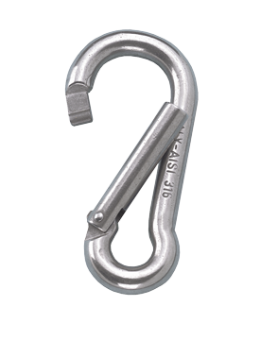 Allpa Stainless Steel Snap Hook With Assymetric Opening, Ø10mm, L=100mm, Opening 24mm