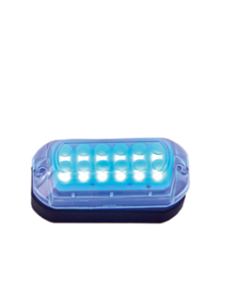 Allpa LED Underwater Light With Plastic Housing, Lumen 20lm, Blue, With Stainless Steel Ring, Incl. 1,5m-Cable, IP68