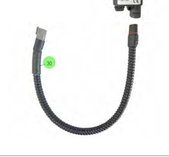 Steyr 2180396-0 - Engine Preheating Device Cable 0.5 m