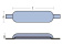Tecnoseal Aluminium Weld Anode With Drill Holes (13 x 25 mm)