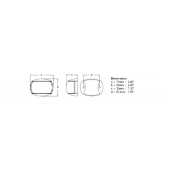 Hella Marine Pair Of Naviled Compact Lights White - Left / Right