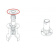 Lewmar 45001300 - Top Cap 16 New Standard