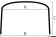 Osculati 46.908.20 - 3-Arc Foldable Bimini Ø 22 mm 150/160 cm White