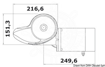 Osculati 02.404.32 - Italwinch Smart Plus Windlass GO 1000W 12V 8 mm