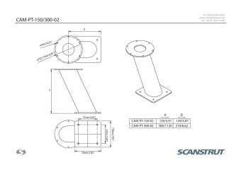 Scanstrut CAM-PT-300-02 Camera Mount PowerTower 300 mm Type 2
