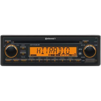 VDO CDD7418UB-OR - 12V DAB+ Radio-CD RDS USB MP3 WMA Bluetooth Orange Backlight