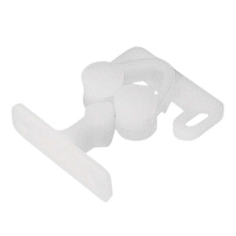 Nuova Rade 13872 - Door Fastener, Nylon Plastic, 22x32mm, White