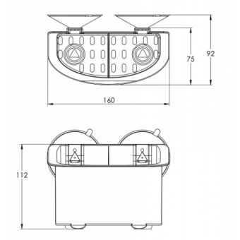 Plastic Case 160x112x92 mm