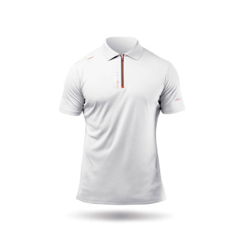 Plastimo 70262 - Men's UVActive Zip Sports Polo White Size XXL