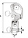 Wichard 2476 - Snap Shackle HR Stainless Steel With Clevis Pin Swivel 90 mm Wichard 2476 - Snap Shackle HR Stainless Steel With Clevis Pin Swivel 90 mm