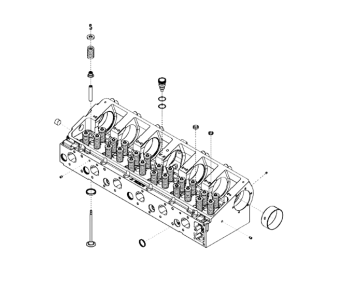 John Deere SE502698 - REMAN Cylinder Head