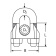 Belship 696102 - AISI 316 Stainless Steel Wire Clamp 2mm