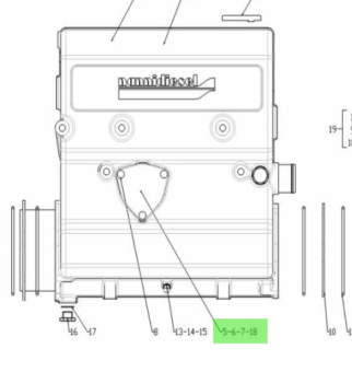 Nanni Diesel 970312805 - O-Ring for Heat Exchanger