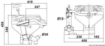 Osculati 50.224.00 - JABSCO Manual Toilet