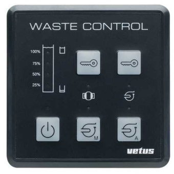 Vetus WWCP - Waste Water System Control Panel, 12 & 24V