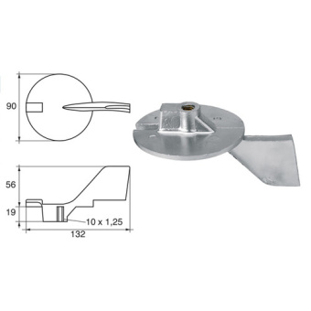 Bukh PRO L8146306 - AnodeS FOR YAMAHA EngineS