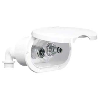Nuova Rade 54612 - Case w/Water Inlet/Outlet, Straight Connector w/Lid, Chrome