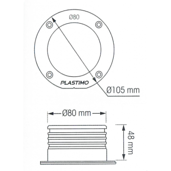 Plastimo Straight Connector EZ Air