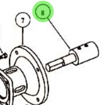 Jabsco 28327-0001 - Shaft Extension