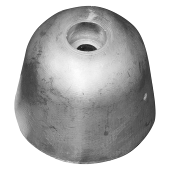 Tecnoseal Zinc Side-Power Thruster Propeller Nut Anode for 10/15/20 HP – Ø42 × H34 mm – 101180