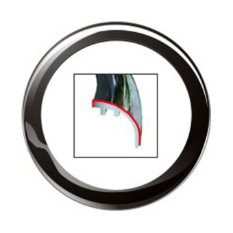 VDO A2C53186027 - Veratron ViewLine 52mm Bezel Round Black Bulk Package