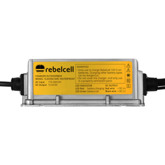 Rebelcell WC12V20REAVB - 12.6V20A Waterproof Charger – Outdoorbox 12.50AV / 12.70AV
