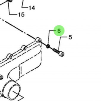 Bukh 522E0521 - Nord-Lock Locking Washer for DV36 and DV48 Fuel Injection and Valve Assemblies