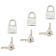 Euromarine Brass Padlock - 30mm (6 Identical Keys)