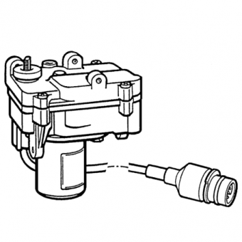VDO 408-221-005-001C - E-Gas II Electronic Actuator - 12V, 7-Pin Connector
